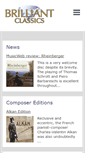 Mobile Screenshot of brilliantclassics.com